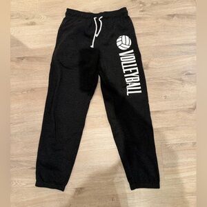 Volleyball black sweatpants